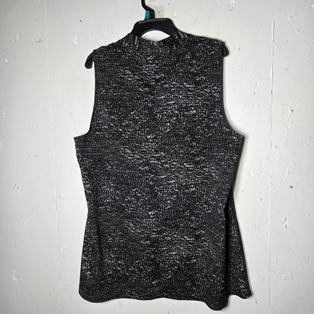 Mossimo Cowl Neck Sleeveless Top XXL Office Y2K Dark Academia Career Capsule - Picture 2 of 7
